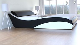 Łóżko z pojemnikiem Stilo-2 Lux Premium skóra naturalna