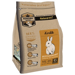 ChatGPT : KORONA NATURY Natural-Vit Karma Pełnoporcjowa Królik