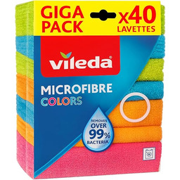 Vileda Mikrofibra Colors Opakowanie 40 sztuk