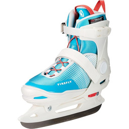 Firefly Flash IV Eishockey-Soft/Semi Softs. Biały/Turkusowy/Czerwony 37