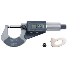 YATO YT-72305 Mikrometr kabłąkowy Zakres pomiarowy od: 0[mm],