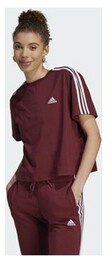 adidas T-Shirt Essentials 3-Stripes Single Jersey Crop Top