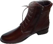 BnW skórzane BOTKI zapinane na zamek oraz sznurowane