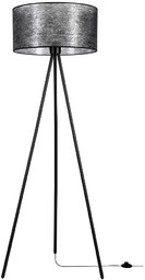 Lampa podłogowa Nevoa 1xE27 maks. 40W Czarny metal/czarny