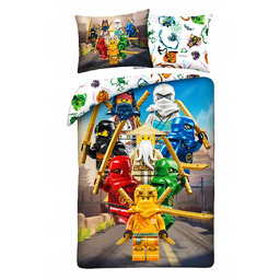 Pościel 140x200 dwustronna dziecięca Lego Ninjago