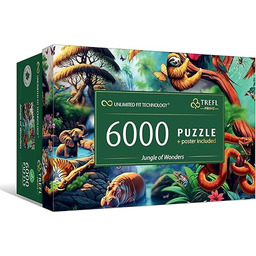 Trefl - Puzzle 6000 Elementów, Jungle of Wonders,