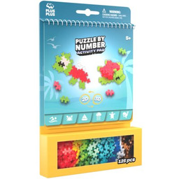 PLUS-PLUS Klocki plastikowe Puzzle by number Activity Pad