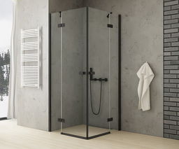 New Trendy Reflexa Black kabina prysznicowa drzwi lewe