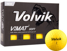 Piłki golfowe VOLVIK VIMAT Soft (żółty mat)
