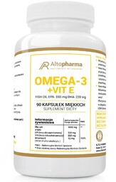 ALTOPHARMA Omega 3 + Witamina E 1000mg suplement