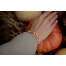 Pakamera Bransoletka z Amazonitem i Kamieniem Słonecznym