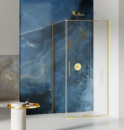 NEW TRENDY EXK-4243 Kabina prysznicowa SMART LIGHT GOLD