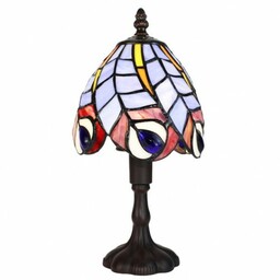 Lampa Stołowa Tiffany Kolorowa B Clayre & Eef