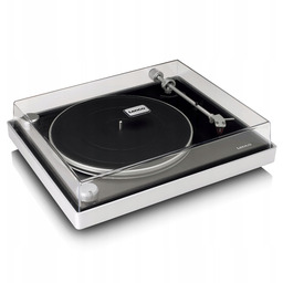 Lenco L-455BK gramofon z aluminiową obudową i wkładką