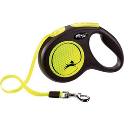 FLEXI Smycz automatyczna New Neon M 5 m