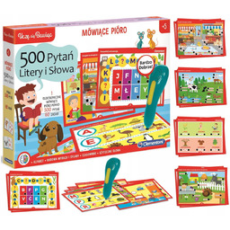 MOWIACE PIORO 5OO PYTAN CLEMENTONI ZESTAW EDUKACYJNY