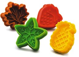Zestaw do wykrawania ciasteczek - owoce