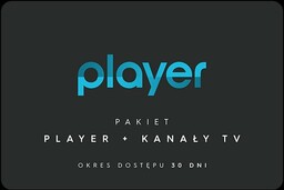 Kod aktywacyjny Player + Kanały TV - 30