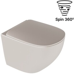 Excellent Luqa Spin Miska wisząca bezrantowa z deską