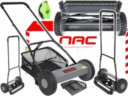 Nac Kosiarka Bębnowa Mechaniczna Pchana Ręczna LM-40-C 40cm