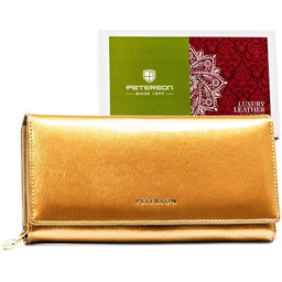 Portfel damski Peterson PTN 42106-SH złoty