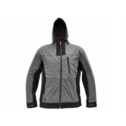 Kurtka softshellowa poliester/spandex HUYER - szary S