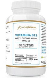 ALTOPHARMA Witamina B12 Metylokobalamina 1000 mcg suplement diety