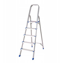 Drabina Aluminiowa Lekka 5 Stopni Domowa DAD15 Sherman