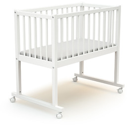 AT4 - Kołyska drewniana ESSENTIEL Biała 40 x