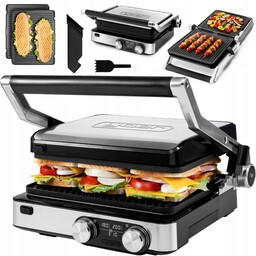 Grill elektryczny Yoer Opiekacz Panini 2000W +Programator czasu
