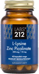 Labs212 L-Lysine Zinc Picolinate, lizyna + cynk, 45