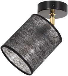 Kinkiet Nevoa 1xE27 maks. 25W Czarny metal/złoty metal/czarny