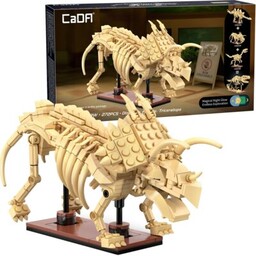 CADA Klocki plastikowe Dinosaur Fossils Triceratops C59012W