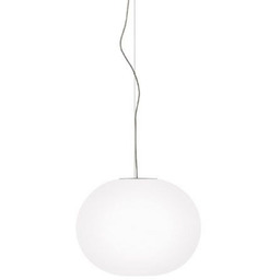 Lampa Wisząca FLOS, MINI, ściemnialny, biały, salon, szkło,
