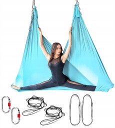 Szarfa akrobatyczna, chusta aerial silk wielofunkcyjna 6 metrów