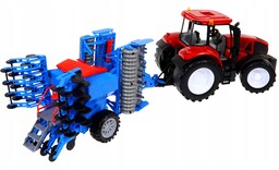 Traktor z Siewnikiem i Agregatem uprawowym Brona