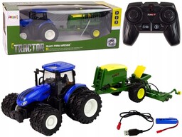 Traktor Ciągnik Zdalnie Sterowany Rc Maszyna Rolnicza Siewnik