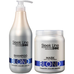 Stapiz Sleek Line Blond - zestaw neutralizujący żółte