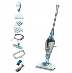 Black+decker Mop Parowy 11 Akcesoriów BHSM166DSM