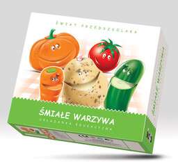 Śmiałe Warzywa, układanka edukacyjna, Jawa