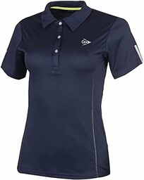 Dunlop Club Line damska koszulka polo niebieski grantowy