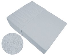 Greno Prześcieradło frotte 100x200 popielate z gumką Bielbaw