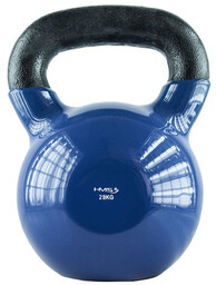 Kettlebell żeliwny pokryty winylem HMS 28 kg