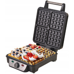 Gofrownica XXL 4 duże gofry 1500W Camry Cr