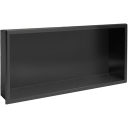 Rea PÓŁKA WNĘKOWA ŁAZIENKOWA 30x60 czarny mat