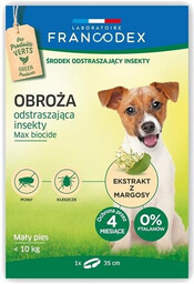 Zolux Francodex obroża dla małych psów odstraszająca insekty