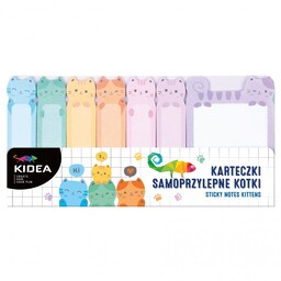 Karteczki samoprzylepne + notes Kotki Kidea DF-KASKKA-98682