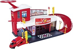 Dickie Toys 212050038 Stacja strażacka, wyrzutnia i wóz