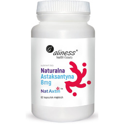 Suplement diety, ALINESS Naturalna Astaksantyna Nat Axtin 8