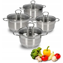 Zwieger Rocca Komplet 4 Garnków Z Pokrywkami 8